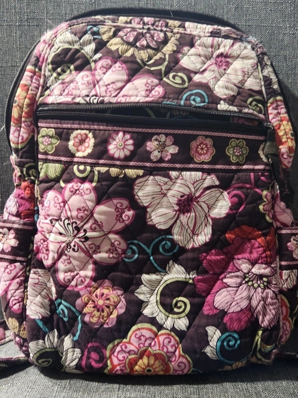 Vera Bradley Quilted Floral Multicolor Backpack